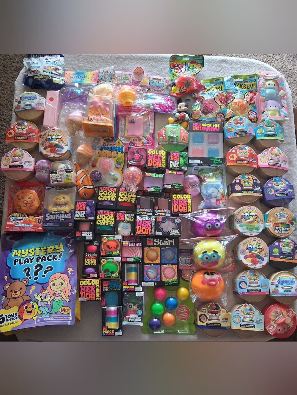 Mystery Box Squishies Random Smushers Needoh Rms Dumpling Sunny Days Novelty 5PC